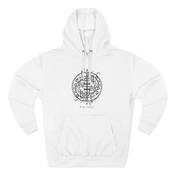 Gaerea GAEREA NEWBORN Dark Green Sigil Three-Panel Fleece Hoodie